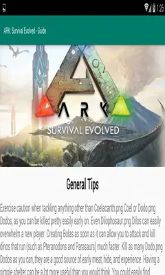 ARK: Survival Evolved - Guide android App screenshot 0